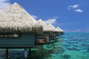 Suedsee/Tahiti/Papeete/Le Meridien Tahiti Overwater Bungalows