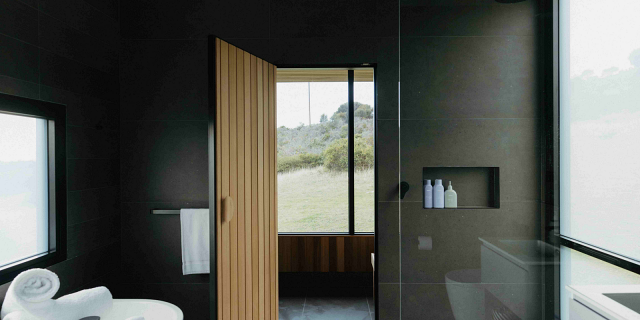 Australia Tours – Australien – Kangaroo Island – CABN Cape St Albans, KI – bathroom