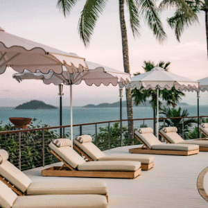 Australia Tours – Queensland The Elandra Mission Beach – elandra-resort-sunset-pool-deck