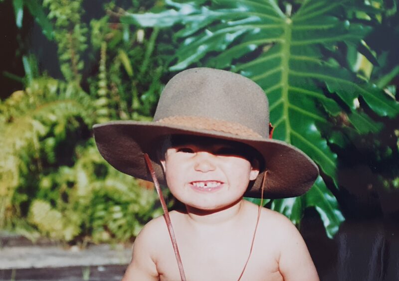 Mit 1.5 Jahren auf meiner ersten Australienreise